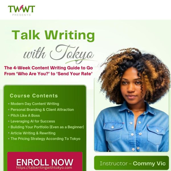 Talk Writing With Tokyo: The 4-Week Content Writing Guide to Go From "Who are You" to "Send Your Rate".